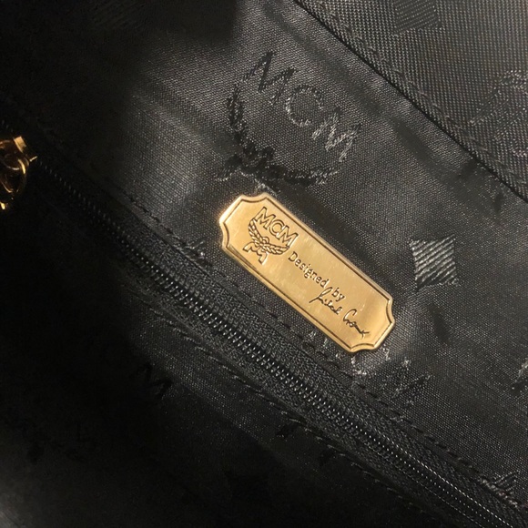 MCM Jacquard Monogram Drawstring Nylon Backpack main image 6